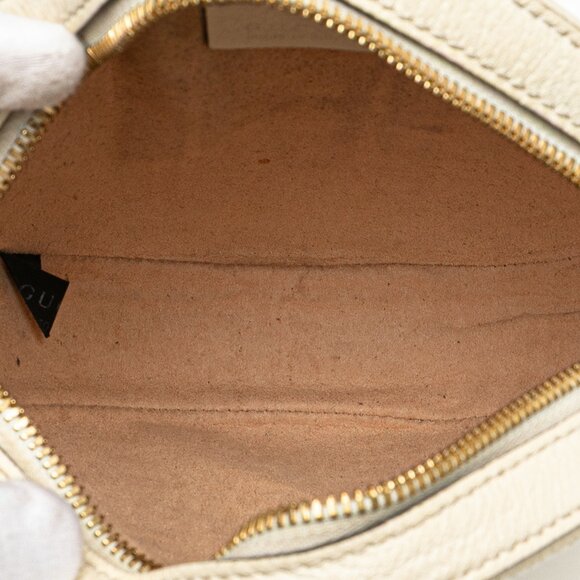 GUCCI Authentic Red Leather Shoulder Bag - Picture 5 of 10